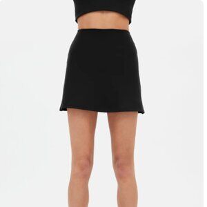 Girlfriend Collective Black Skort